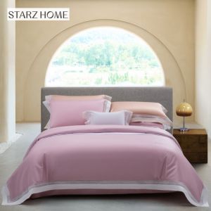 Hotel 3-4kg Jacquard Cotton Bedding Set with 100% Cotton Pillow Case and Soft