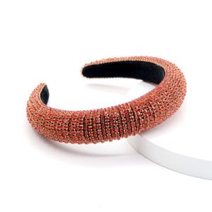 Buy cheap Luxury Rhinestone Silk Makeup Headband 100g Weight 3cm Width from wholesalers