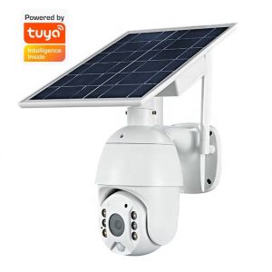 Buy cheap Tuya Security Smart Home IP66 Waterproof 1080P Full HD PIR Detection Solar PTZ Camera from wholesalers