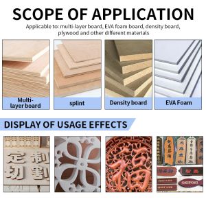 High-Speed Steel 2-Flute Straight Edge Router Bits CNc Wood Straight Engraving