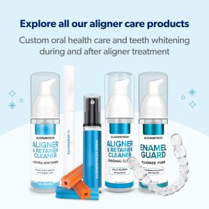 Foam Whitening Toothpaste Cleaner Compatible With All Clear Aligners And