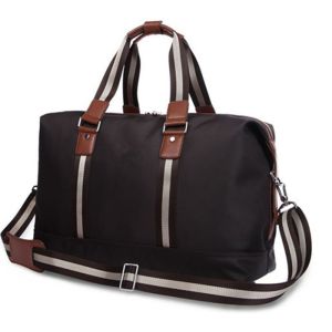 Buy cheap Personalized Luxury Travel Duffel Bags for Men with Leather Handles product