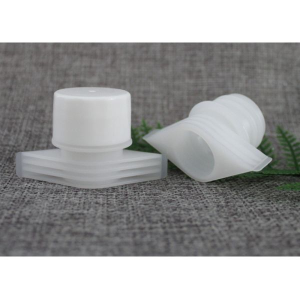 Flexible Packaging Bag Spout Caps In Plastic PE Food Grade 24.5 Nozzle Outer Diameter
