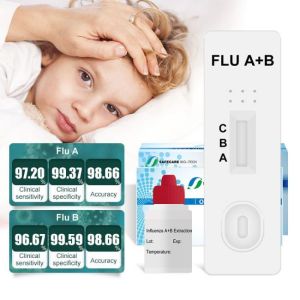 Multiplex Assay Influenza Flu A B Combo Rapid Test Device 25Tests/Kit