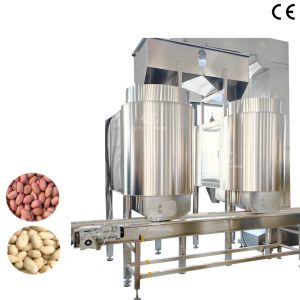 Buy cheap Pneumatic Air Peanut Blanching Machine With PLC Control System from wholesalers