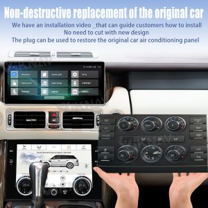 Buy cheap 10.4inch AC Panel Display For Land Range Rover Vogue V8 L322 Keep The Original Functions With Car Air Condition Contrl from wholesalers
