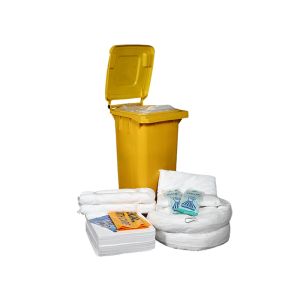 Buy cheap 120L Oil Only Spill Kits Wheelie Bin For Hydrocarbons from wholesalers