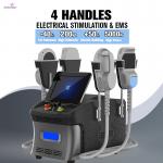 Buy cheap 4 Handles EMS Body Sculpting Machine Body Slimming Massager 12 Tesla from wholesalers