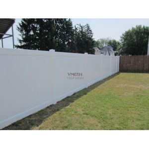 6x8ft White PVC Privacy Fence for Backyards