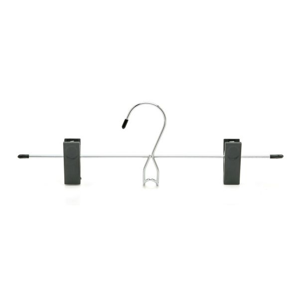 Buy cheap Chrome Plated 12.9" Metal Pant Hangers With Clips from wholesalers