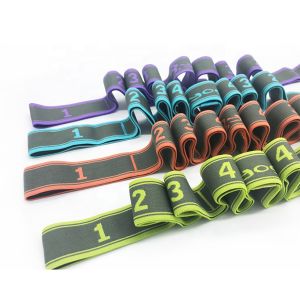 Buy cheap 100cm To 108cm Elastic Stretching Rubber Band For Exercise With 9 Loops ODM from wholesalers