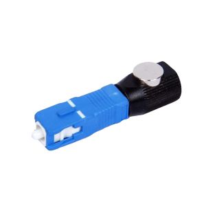 Buy cheap SC Bare Fiber Optic Adaptor Simplex PVC / Metal Material from wholesalers