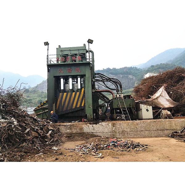 400 Ton Scrap Metal Shear / Hydraulic Driven Shear Cutter Machine High Speed
