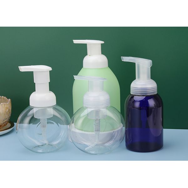 Buy cheap Easy Refilling Matte Surface Plastic Collar Foam Bottle With PET And PP Material from wholesalers
