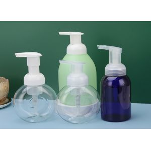 Buy cheap Easy Refilling Matte Surface Plastic Collar Foam Bottle With PET And PP Material from wholesalers