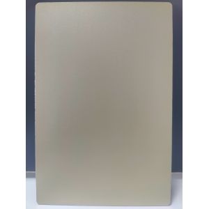 China Decorative PVDF ACP Sheets 3.0mm Thickness 0.3mm Aluminum Layer Wood Grain Finish For Reception Walls on sale