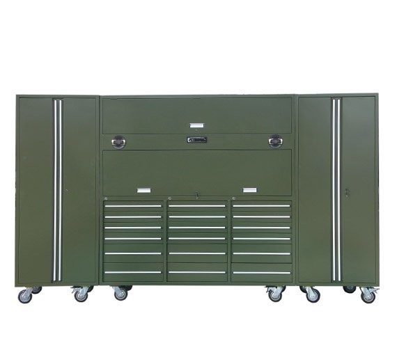 Quality Brown Iron Rolling Tools Chest with Customized Support ' Needs and Tools Organization for sale
