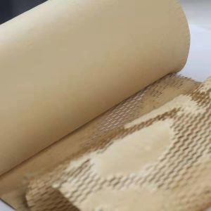 Degradable 80gms Honeycomb Kraft Wrapping Paper