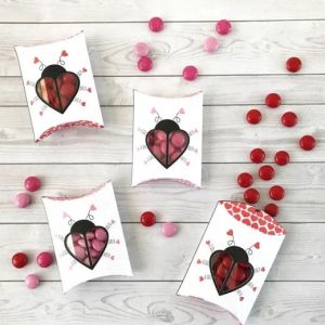 Customized Printing Wholesale Recyclable material Pillow Gift Box Seed Paper