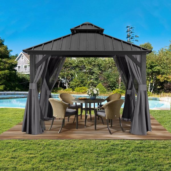 Quality Weatherproof & Customizable Aluminum Gazebo Transform Your Outdoor Space for sale
