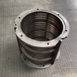 Buy cheap Polished Wedge Wire Screen with Round Profile Packaging Pallet from wholesalers
