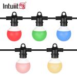 China Full Pixel Control RGBW Globe String Lights For Restaurant for sale