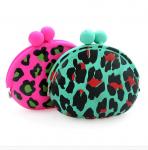 Buy cheap leopard print silicone purse/ silicone coin purse/ silicone pouch for women from wholesalers