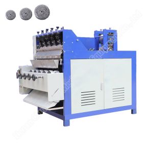Buy cheap Combined Stainless Steel Scrubber Making Machine 5 Ball 5 Head Scourer For Making Steel Balls from wholesalers