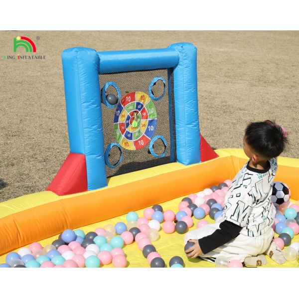 Inflatable Bouncer Combo Bounce House Double Lane Inflatable Water Slide With Water Pool Trampoline Shooting Net Basket Climbing