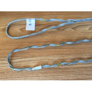 Overhead insulated Steel 3/8" Preformed Guy Grip Dead End