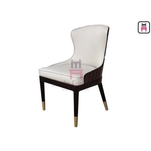 Buy cheap Hotel Restaurant Chairs with High Glossy Backrest Comfortably Upholstered Seatback No Foldable from wholesalers