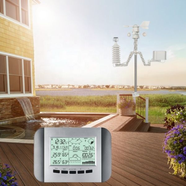 Buy cheap Large Screen Digital Weather Station With Outdoor Rain Sensor And 48s Data Update WS1041 from wholesalers