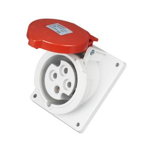 Buy cheap Red Receptacle Industrial Plug Sockets IP44 Water Resistant Fire Resistant from wholesalers