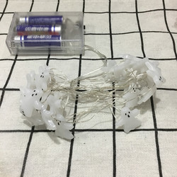 Christmas Themed String Light Decor 6.5FT 20LED Gift Boxes Santa Claus Christmas