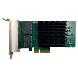 Buy cheap HZ11860T4 Gigabit Four-Port PCIe Network Card with 1Gbps Speed and PCIe 2.0 x4 Interface for Server Applications from wholesalers