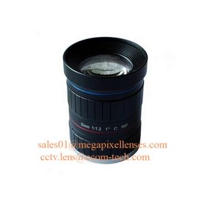 Buy cheap 1" 35mm F1.2 8Megapixel C Mount Manual IRIS Low Distortion ITS Lens, 35mm Traffic Monitoring Lens from wholesalers
