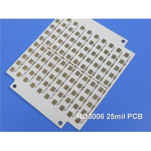 China 2L RO3006 RF PCB 1oz Copper White Silkscreen With ENIG on sale