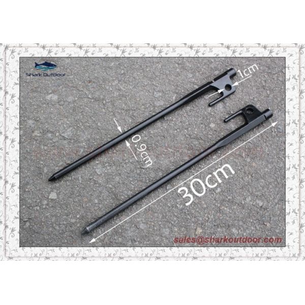 Buy cheap Mountaineering camping high strength lengthened cast iron tent peg beach peg snow peg from wholesalers