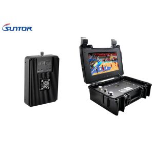 Buy cheap UHF HD COFDM Wireless System with LCD receiver box for long range live broadcast from wholesalers