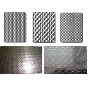 Buy cheap Made in China 1219*2438mm 304 316 cold rolled metal embossed stainless steel sheet fabrication from wholesalers