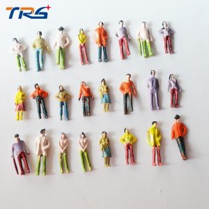 Buy cheap 1:75 scale model train building painted people 2.52cm Painted Model Train Passenger People Figures Scale from wholesalers