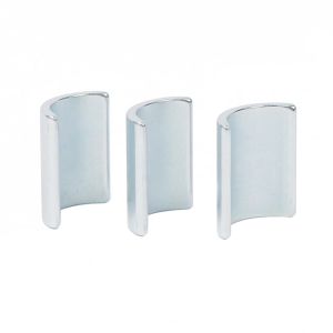 Buy cheap Customization NdFeB Neodymium Arc Magnets With Zinc Coating Multipurpose from wholesalers