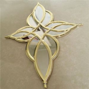 Buy cheap 8*18k golden pink decorative window bars flower for double glazed glass product