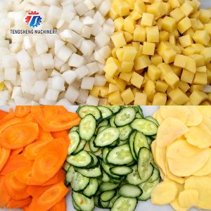 Buy cheap Eggplant Okra Multi Vegetable Cutter Machine Industrial Potato Root Veg Cutting from wholesalers