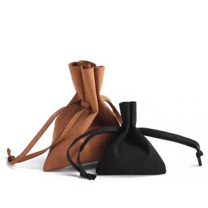 Buy cheap Brown White Black Sunglasses Microfiber Pouch With Drawstring from wholesalers