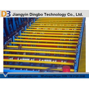 Buy cheap Tile Roof Panel Roll Forming Machine with Pull Broach / PLC Control System Touch Screen from wholesalers