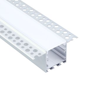 74*35mm Plasterboard LED Profile Architectural Gypsum Wall Recessed Linear