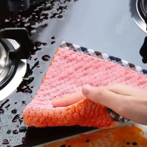 Buy cheap Custom Microfiber Waffle Tea Towel Stainless Steel PP 25x25cm from wholesalers
