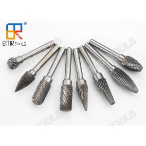 BMR TOOLS L type Taper Shape tungsten carbide burrs cutter double cut rotary