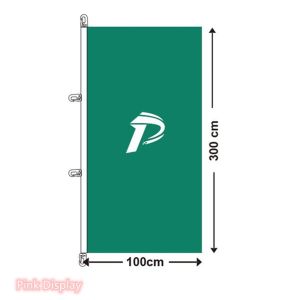 Buy cheap 100x300cm 110g Printed Custom Advertising Flags from wholesalers